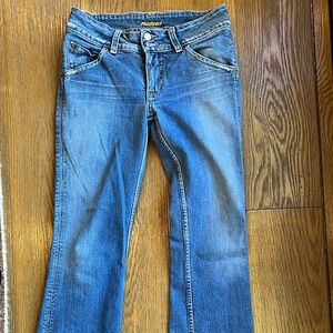 Y2K Hudson Jeans Women's Wide Leg Denim in Blue Made in USA